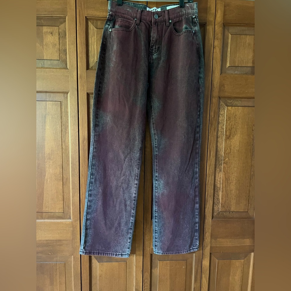 Women's Vintage Jeans in Deep Purple - Picture 2 of 6